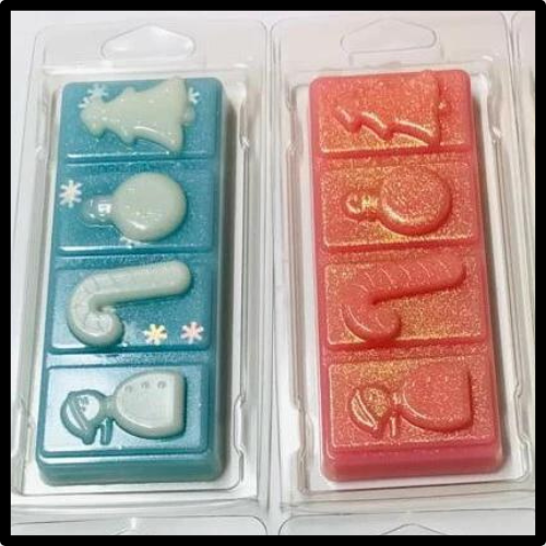 Clamshell de Noël à 4 compartiments Bonhomme de neige